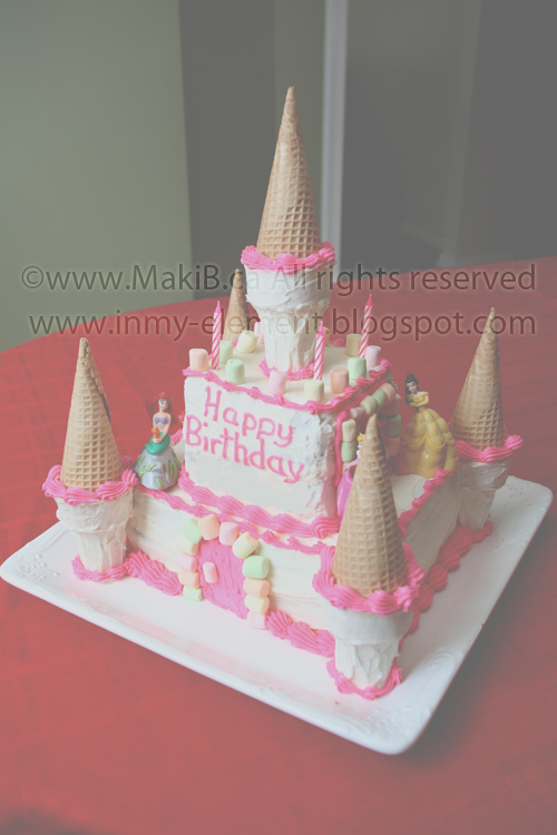 Princess Castle Birthday Cake In My Element