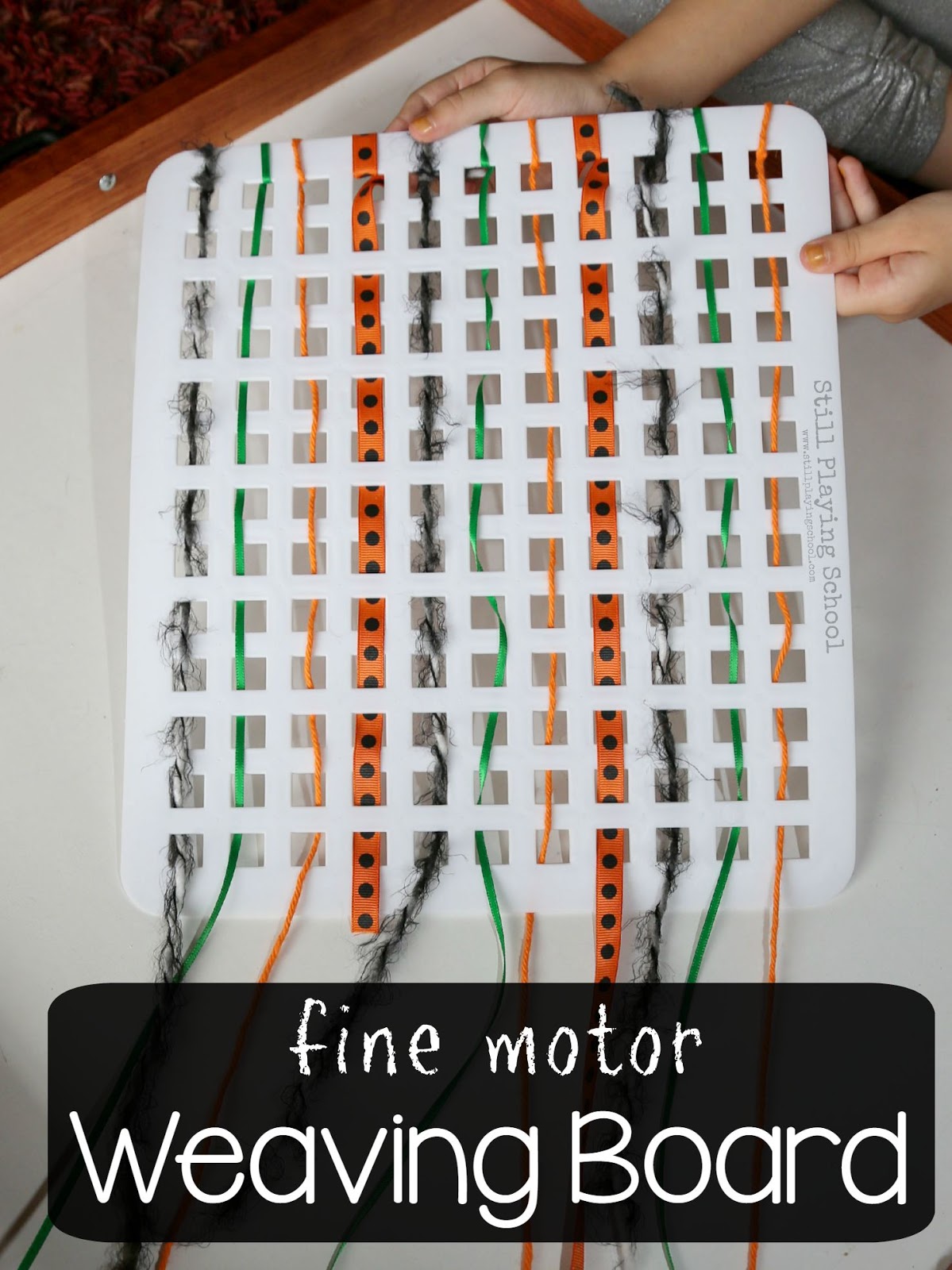 Weaving Board for Kids Still Playing School