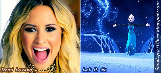 Top Song Lyrics Demi Lovato Let It Go From Frozen Lyrics