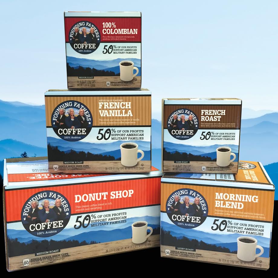 Founding Fathers American Made Premium Coffee that supports American