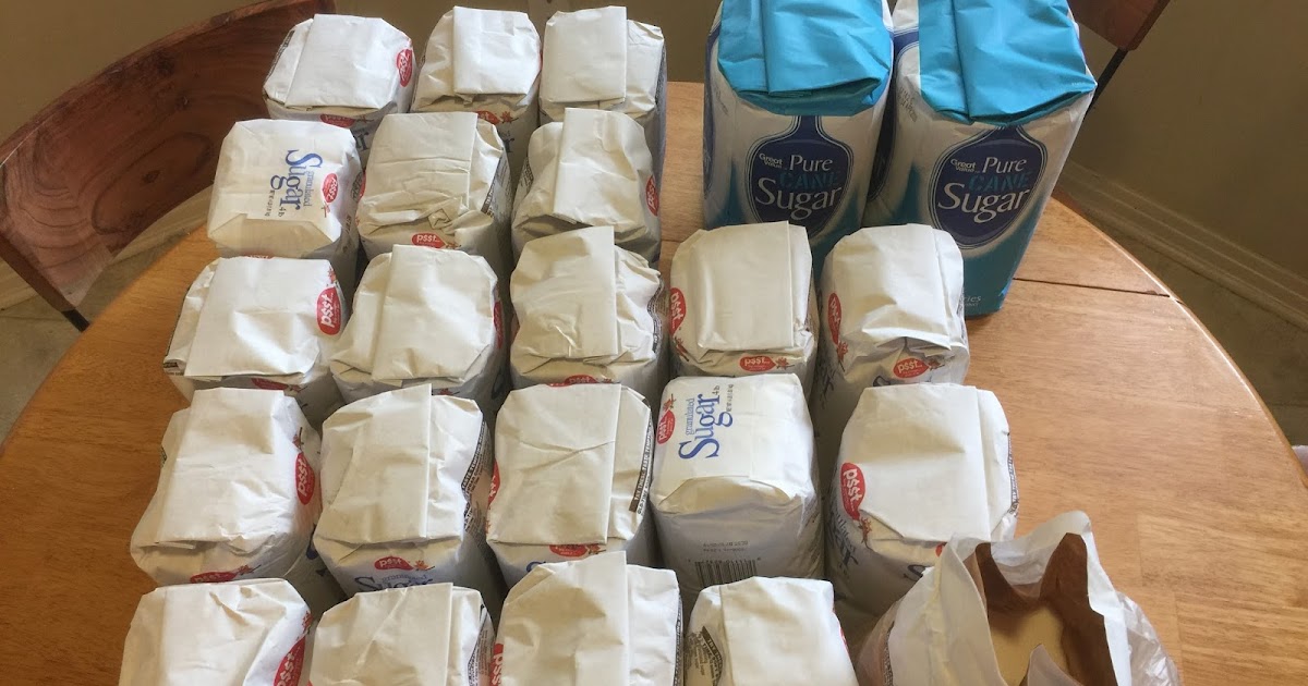 Planning And Foresight Storing Sugar For Long Term Storage In Humid