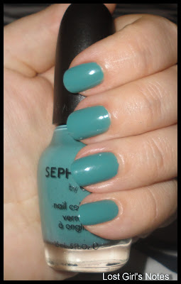 sephora by opi ocean love potion nail polish swatch