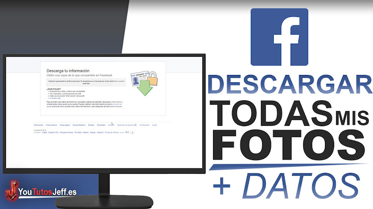 Como Descargar todas mis Fotos y Datos de Facebook - Facil y Rapido