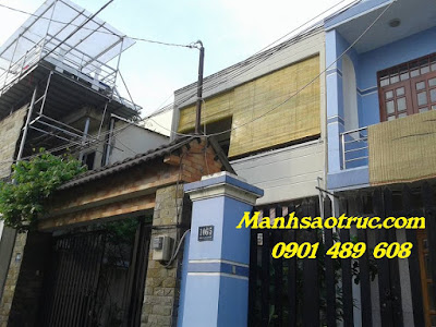 Mành sáo nứa che nắng