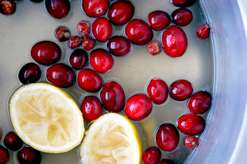 Cranberry Ginger Tea (Vegan, Refined Sugar Free) Occasionally Eggs