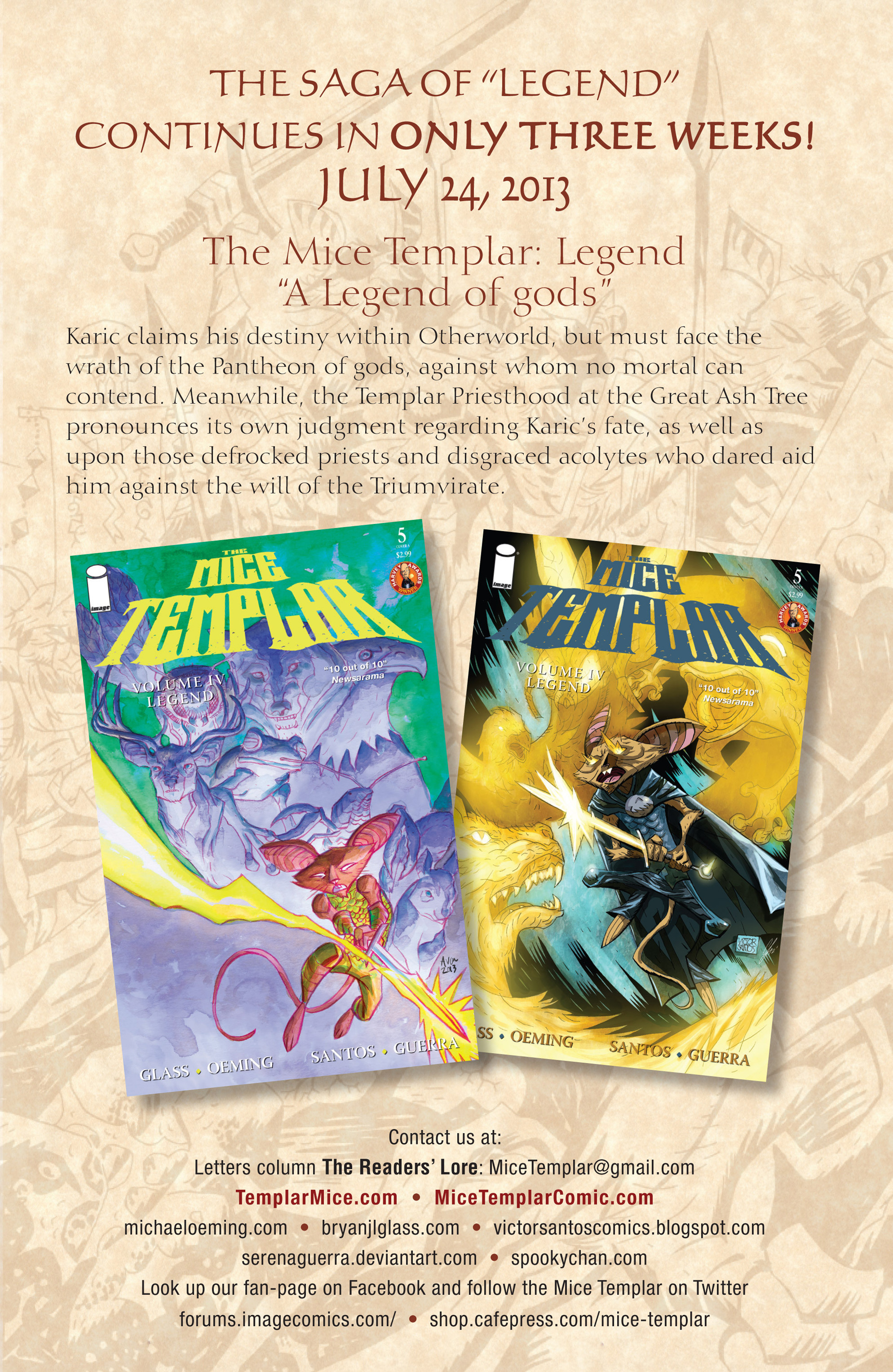 Read online The Mice Templar Volume 4: Legend comic -  Issue #4 - 34