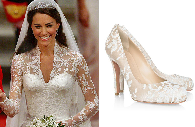 Shoe Blog Kate Middleton�s wedding shoes