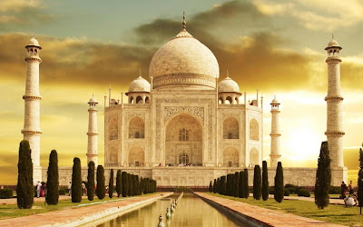 taj mahal widescreen hd wallpaper