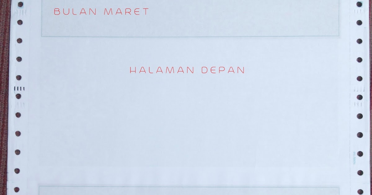 Kertas Slip Gaji Carbonize Kertas Ncr Slip Gaji Sistem Payroll Jakarta