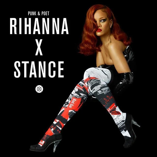 Rihanna in Stance Socks