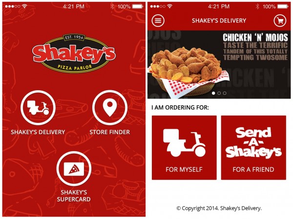 Shakey’s Mobile App