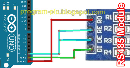 Connections between RS485 Module and Arduino