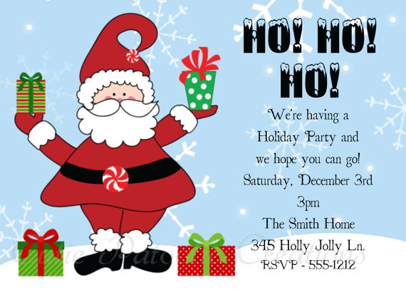 free clipart christmas party invitations - photo #8
