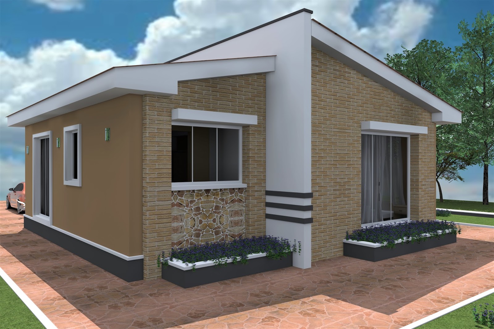 1 Bed Room House Plan (ID MA072)