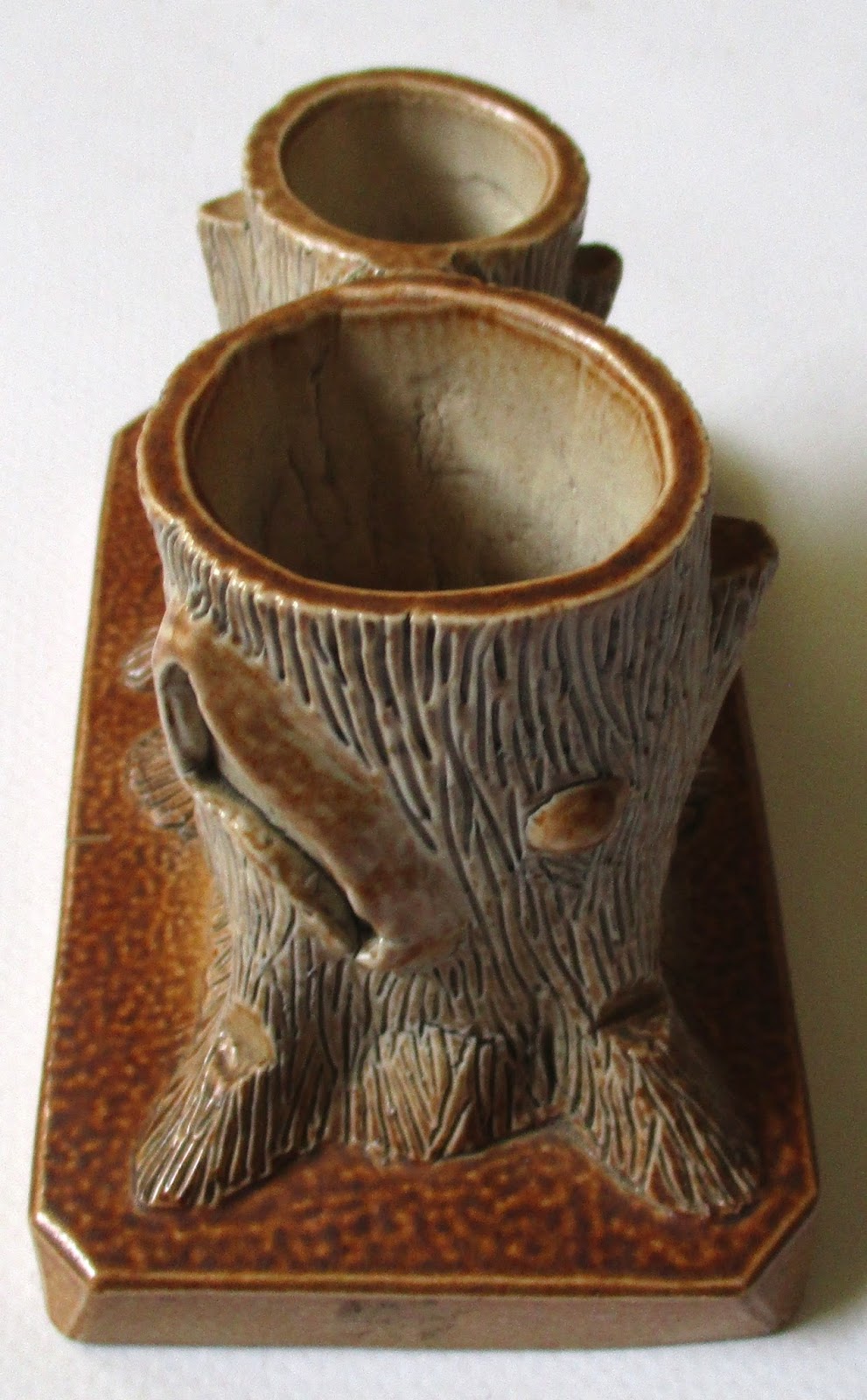 Sewer Tile Sewer Pipe Pottery Antique American Folk Art Sculpture by