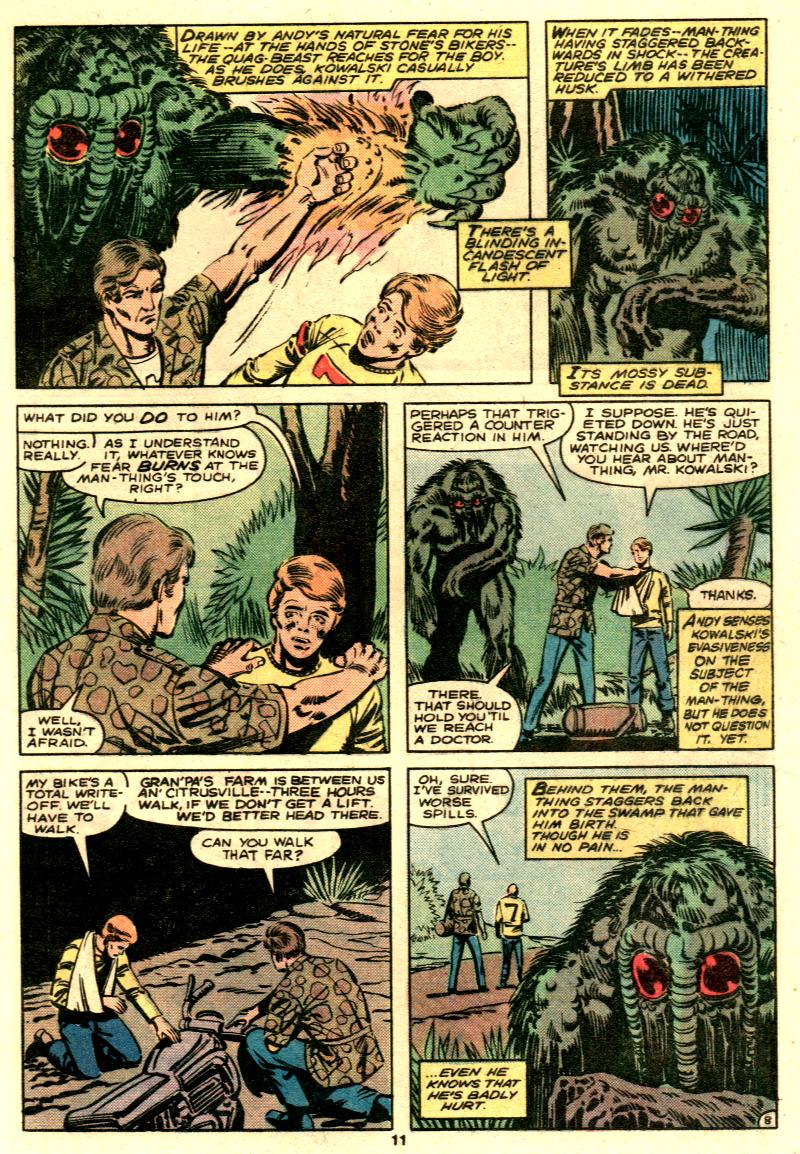 Read online Man-Thing (1979) comic -  Issue #10 - 9