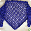 Bufanda triangular a Crochet Bufanda triangular a Crochet