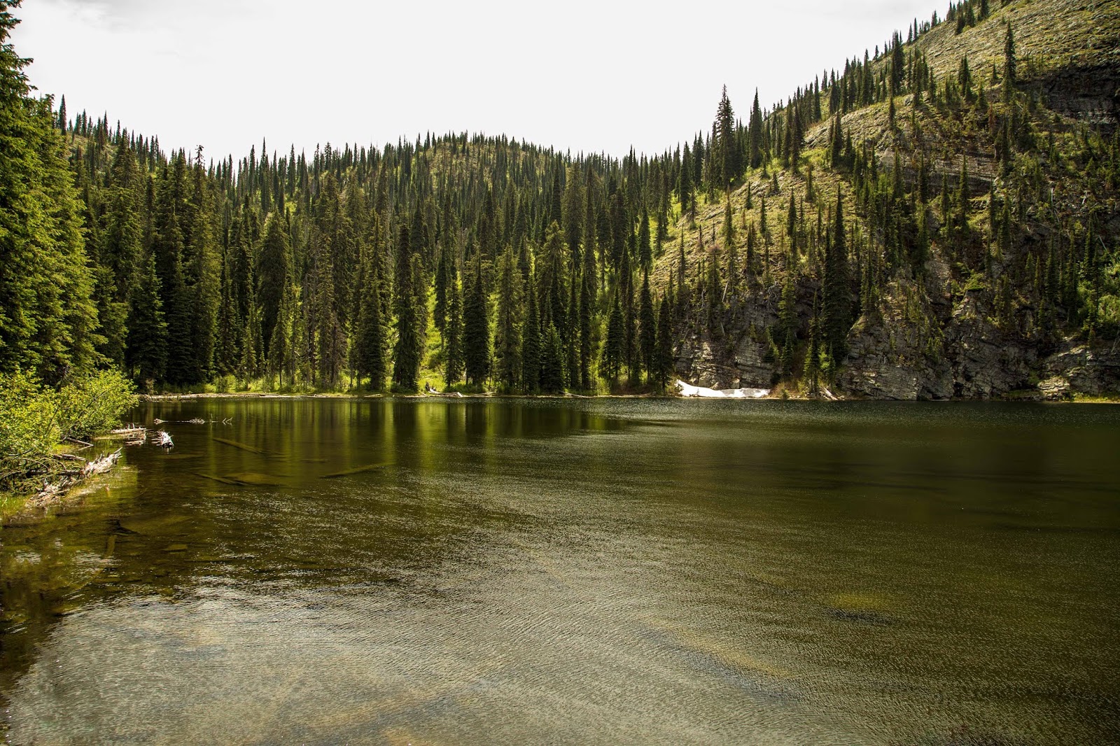 On The Road Full Time Rving Spruce Lake Northern Idaho