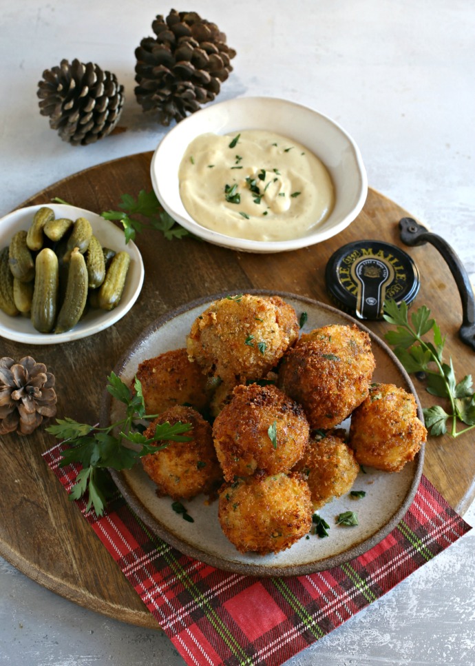 Hungry Couple Mustard Coated Crispy Potato Balls