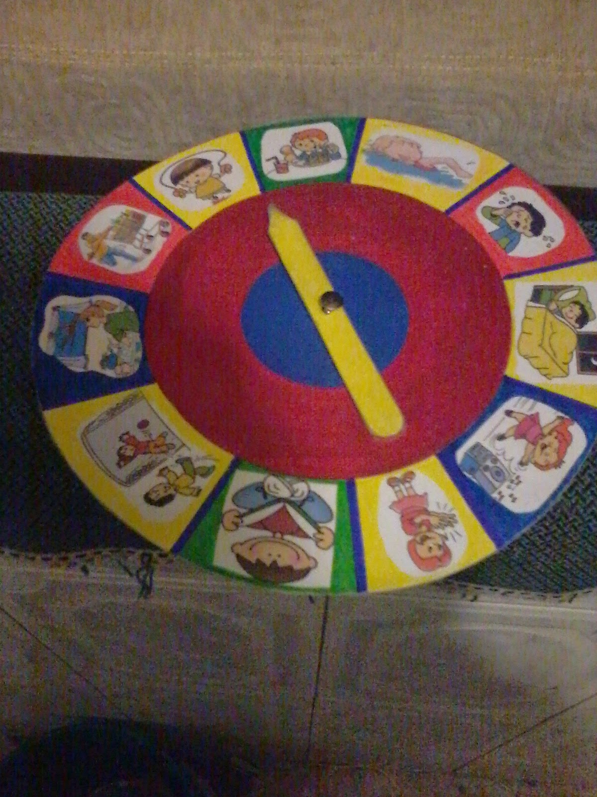 como hacer una ruleta matematica para niños
