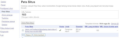 solusi cara submit sitemap blog ke webmaster