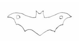 Bat cut outs - template