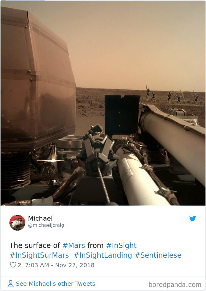 20 Hilariously Creative Reactions To NASA’s InSight’s First Photographs From Mars