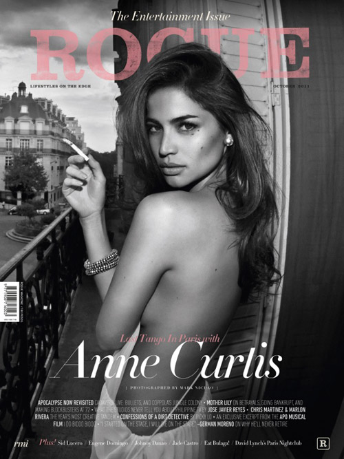 500px x 667px - FIRST HERE! Rogue Magazine's 3 cover versions of Anne Curtis in Paris!
