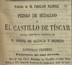 La "Novela de Tíscar" por entregas.