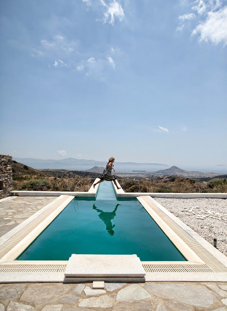 Monique Mailloux's magnificent house on Paros island in Greece