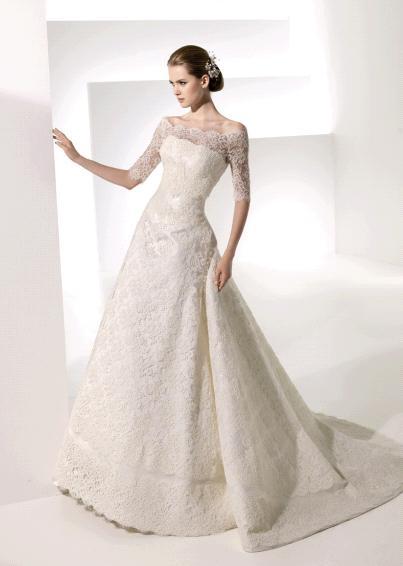 Fashion Lace Wedding Dresses With Long Sleeves Images