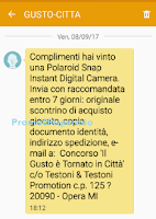 Vinci anche tu una delle 168 Polaroid Snap con ''Il Gusto è tornato in città'' Logo Vinci anche tu una delle 168 Polaroid Snap con ''Il Gusto è tornato in città''