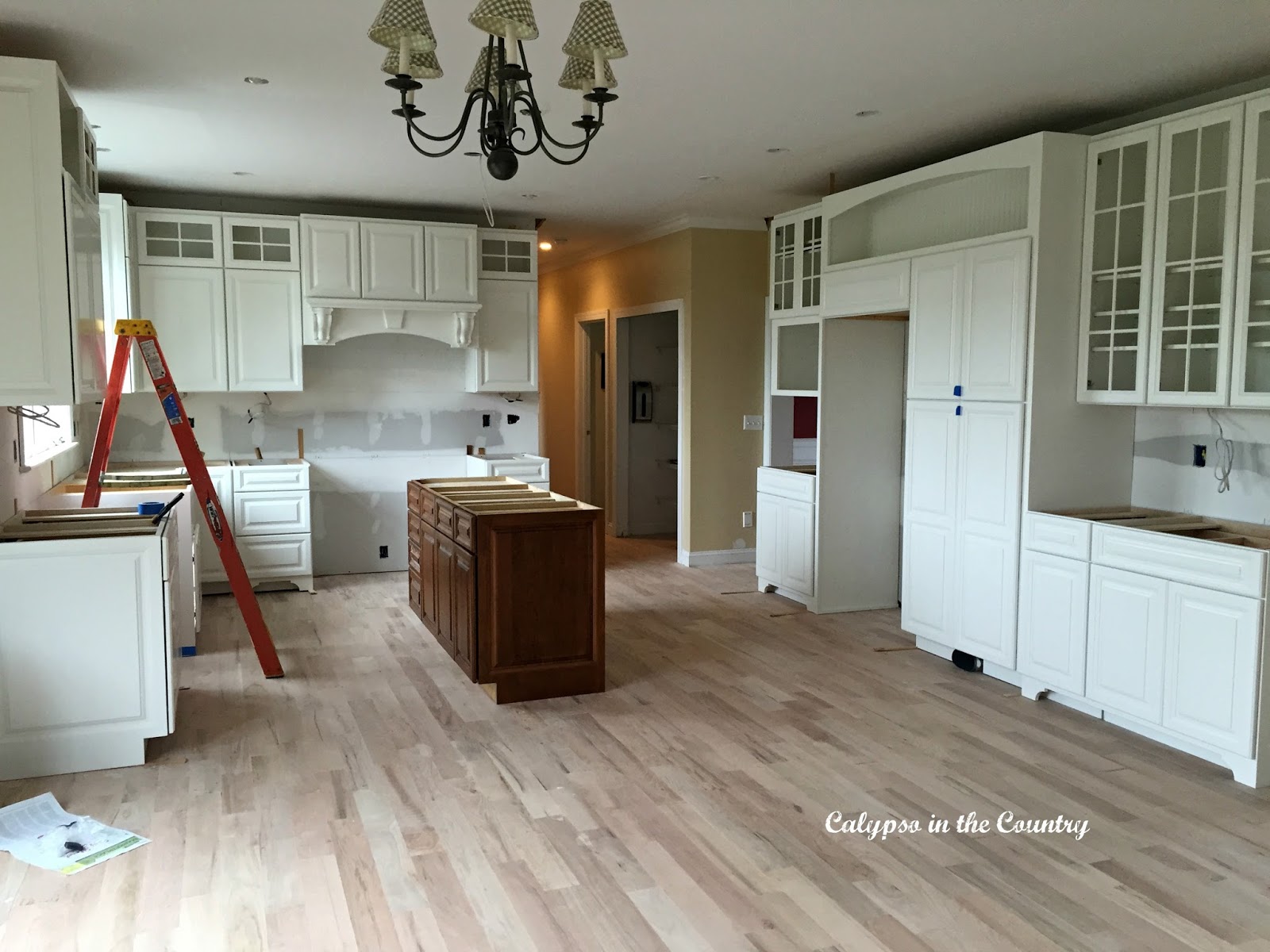 White Kitchen Design in Progress