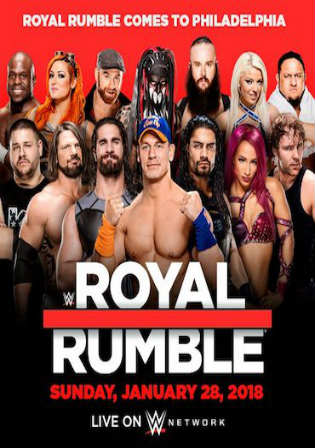 WWE Royal Rumble 2018 PPV 480p WEBRip x264 950Mb watch Online Download Full Movie 9xmovies word4ufree moviescounter bolly4u 300mb movies