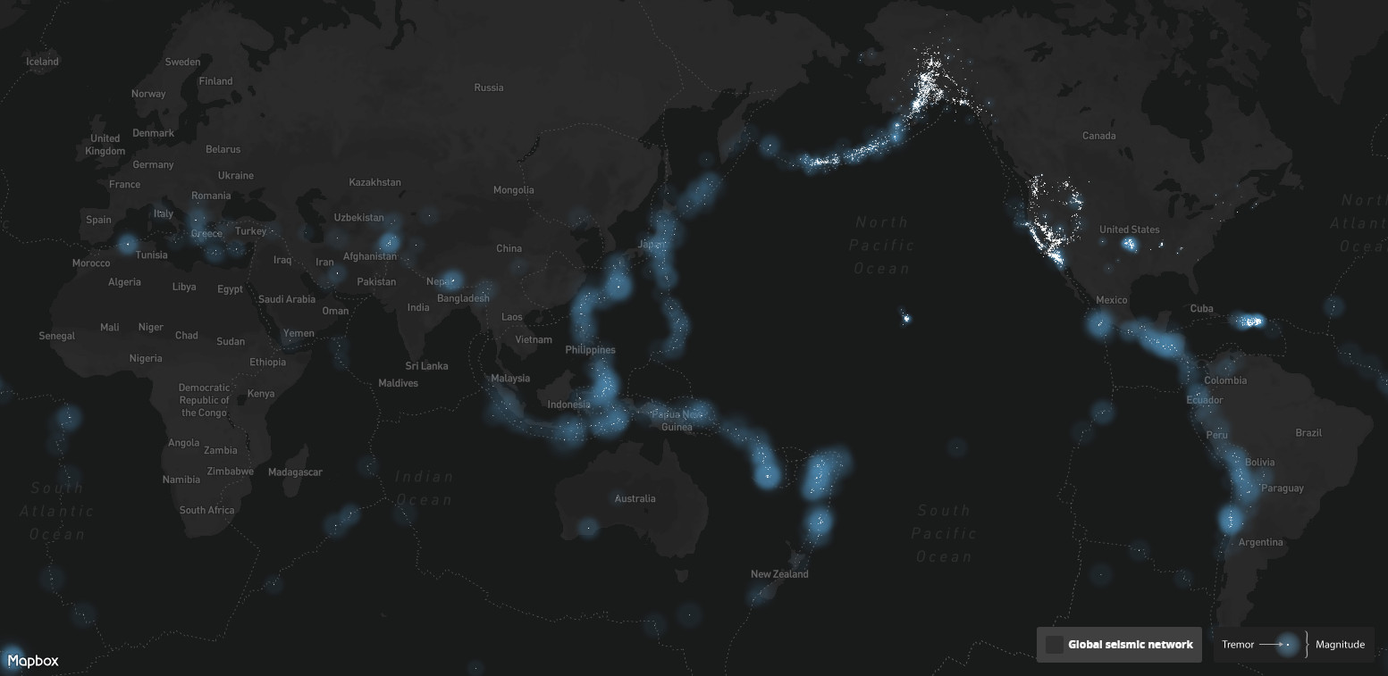 Earthquake Tracker Vivid Maps