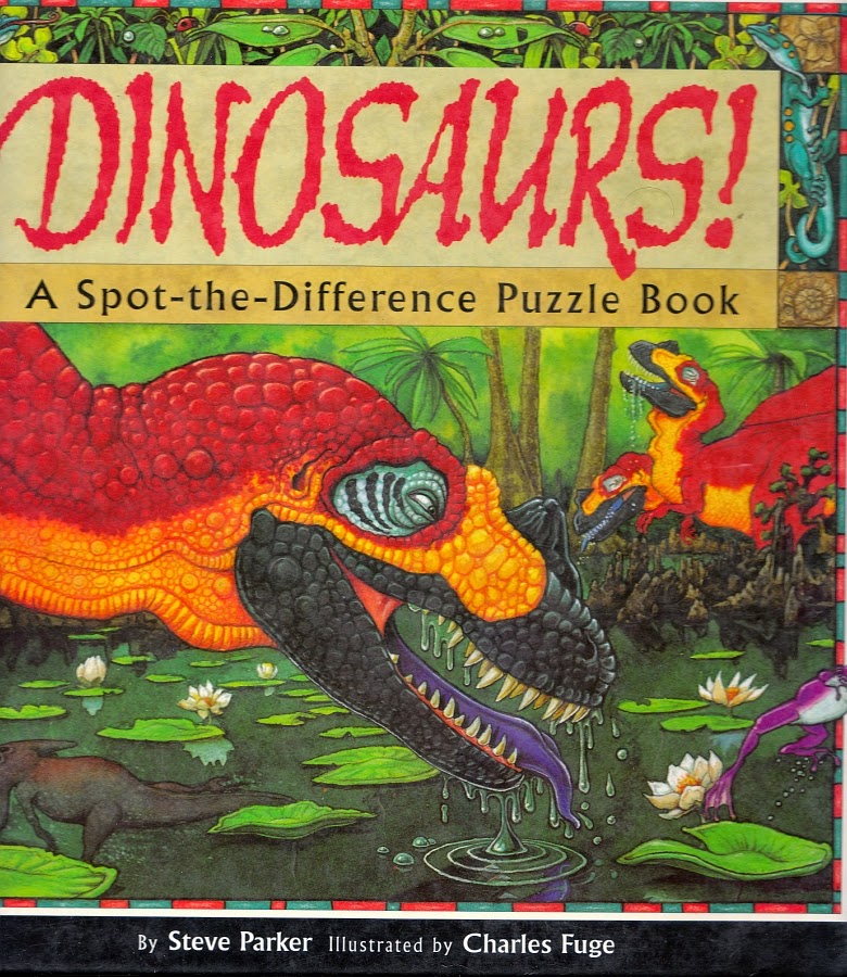 Dinosaurs: Vintage Dinosaur Art: Dinosaurs! A Spot-the-Difference ...