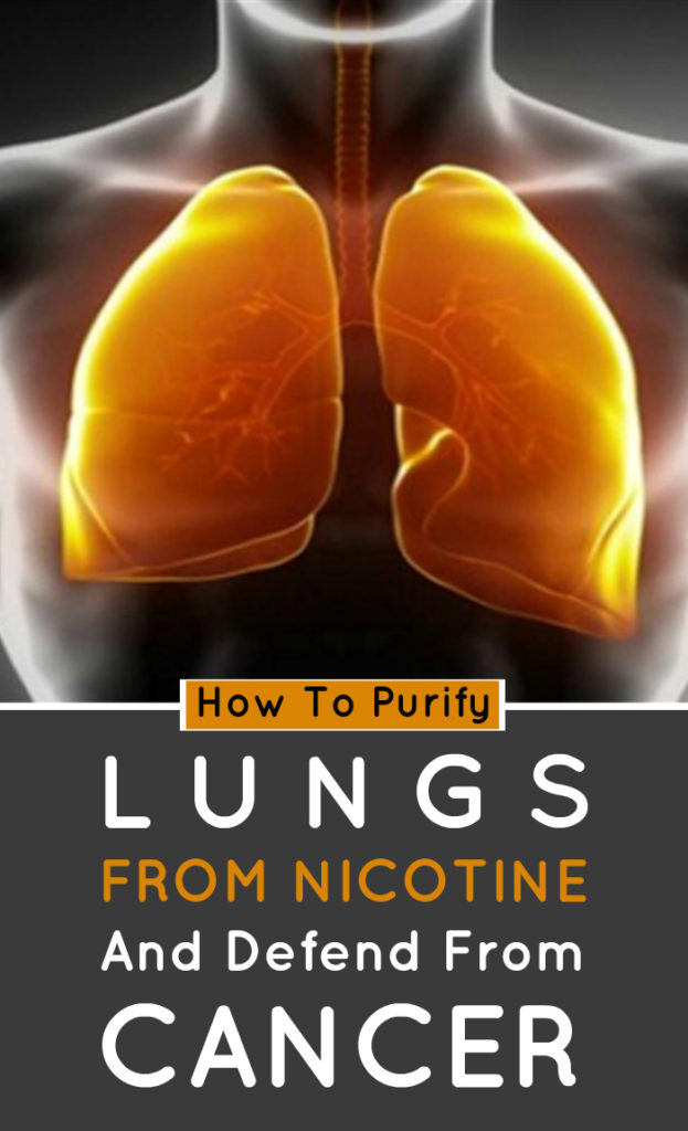How To Purify Lungs From Nicotine And Defend From Cancer EveryDay New