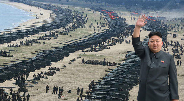 Shocking Images Of Tanks Lined Up For War With West Released By North Korea
