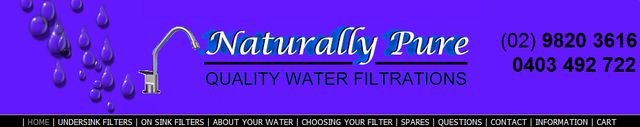 Choose a Water Filtration Systems - Tips by NaturallyPure.com.au