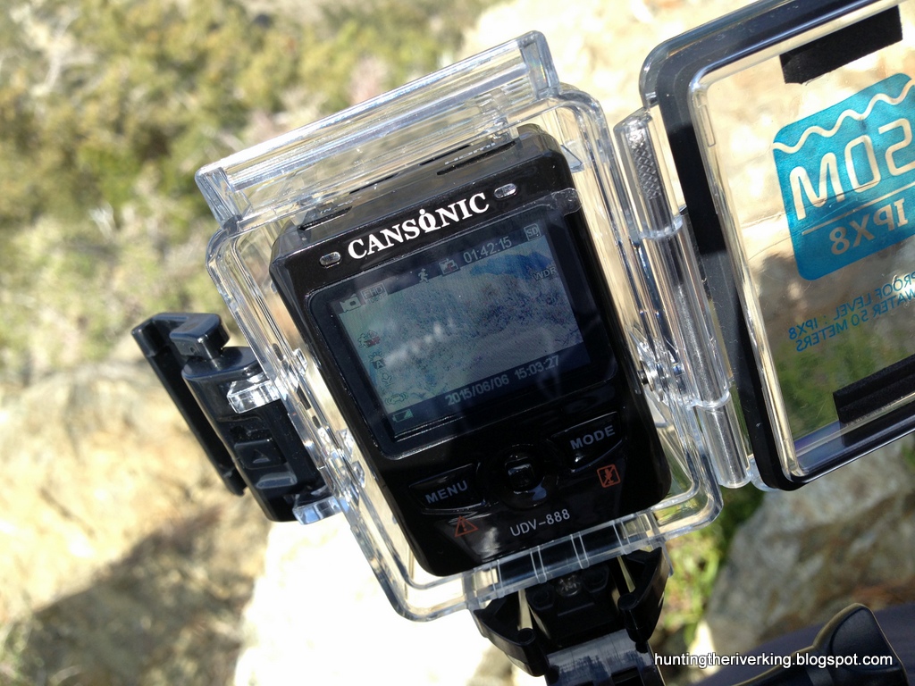 Cansonic UDV888 DVR Dash & Action Camera Review Hunting the River King