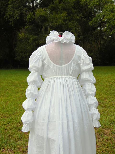 The Antique Sewist: Regency Mameluke Sleeve Dress w/ Jumper