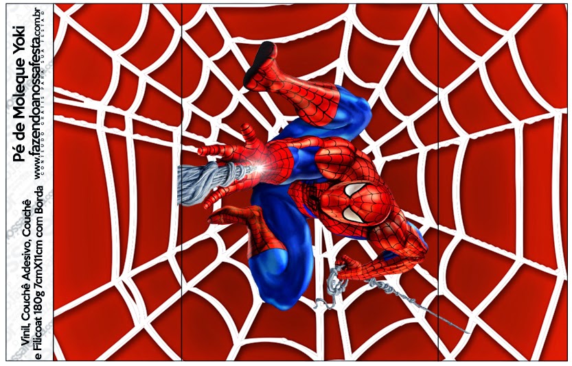Spiderman Etiquetas para Candy Bar para Imprimir Gratis. Ideas y