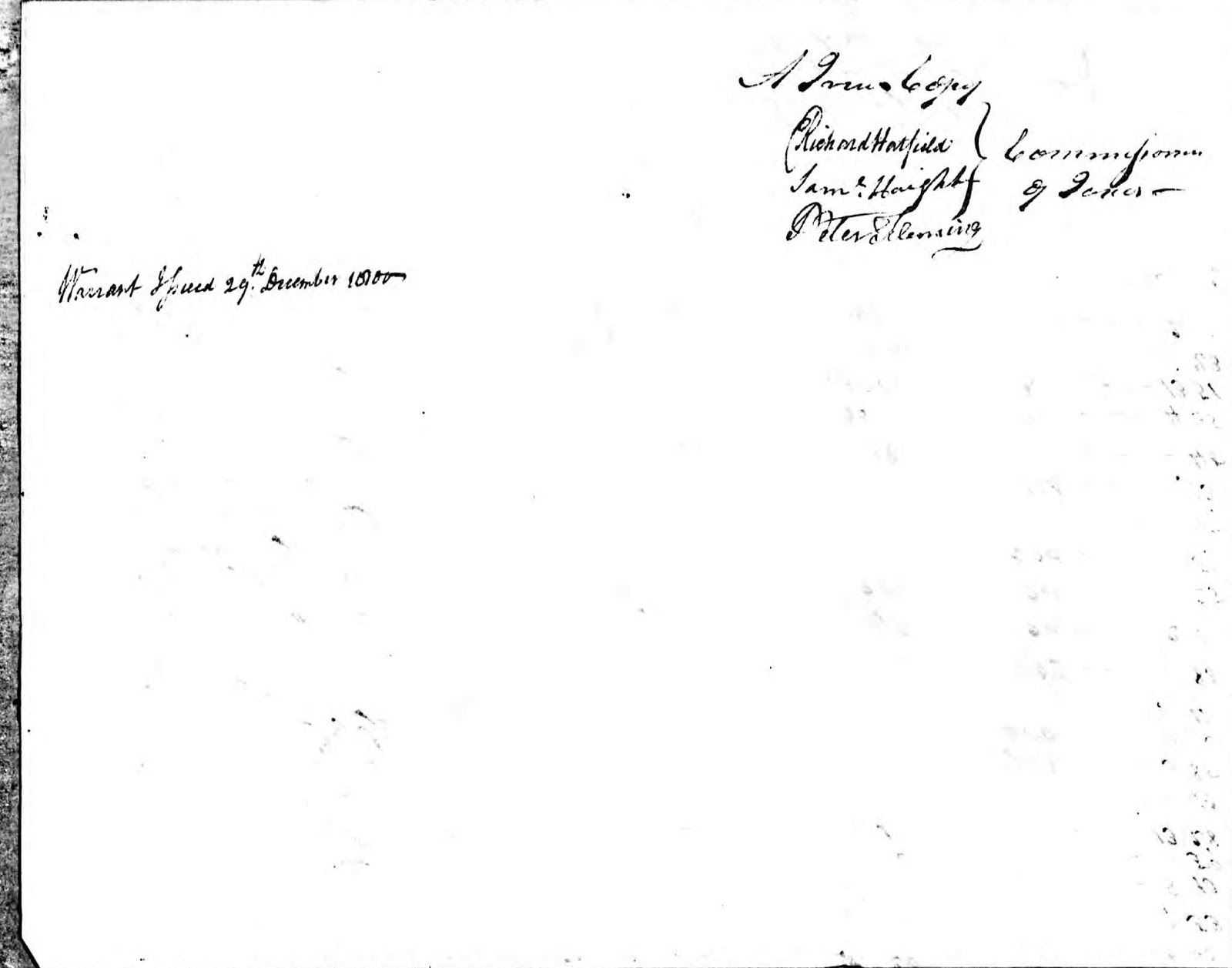 Historic Pelham Town of Pelham Tax Assessment Rolls, 1799 Through 1803