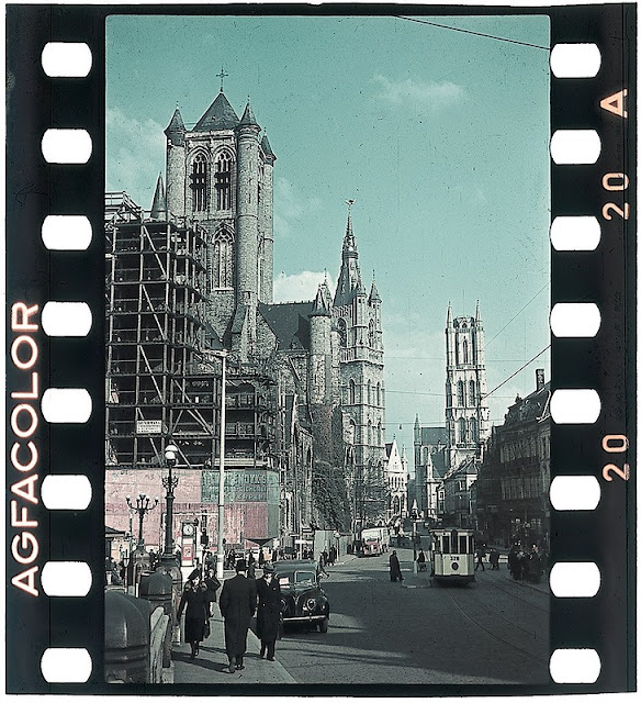From left to right: Saint-Nicholas Church, Belfry of Ghent, and Saint Bavo Cathedral.