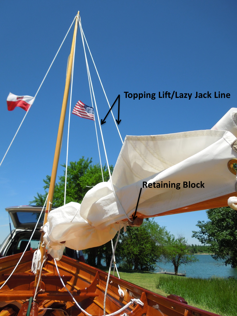 Penobscot 14 13. Reefing and Topping Lift/Lazy Jack