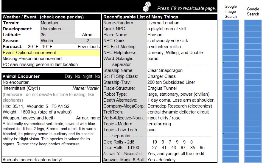 traveller rpg animal encounters generator traveller rpg animal encounters generator