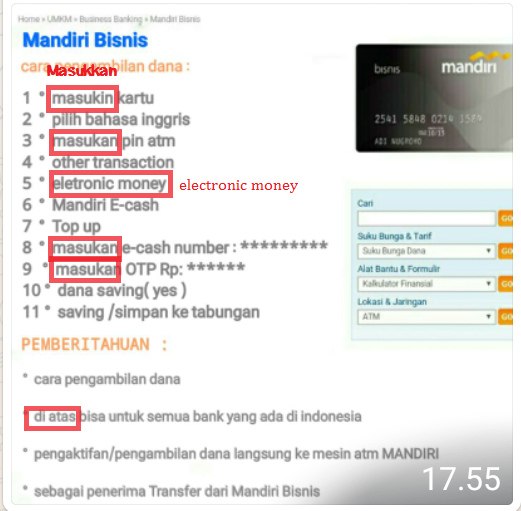 Just Do Write Penipuan Online Mandiri E Cash