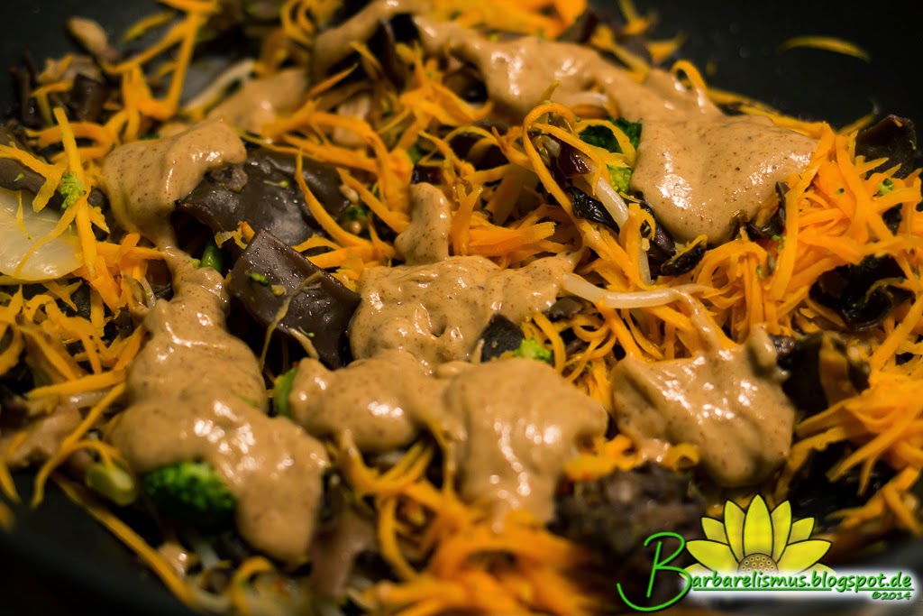 Barbarelismus Sweet Potato “Noodles” with Vegetables