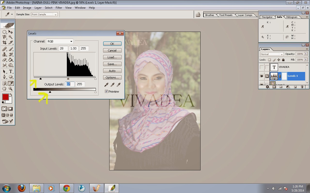 ADDING WATERMARK ON YOUR PICTURE USING PHOTOSHOP PART 1 11