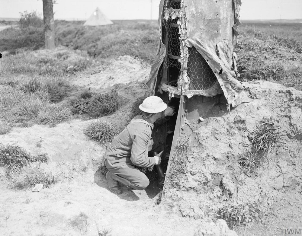 ww1 camouflage-fake trees